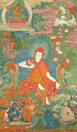 Sakya Paṇḍita Künga Gyältsen -Tibet House Museum, New Delhi - <a href="https://www.himalayanart.org/items/71926"> Meet at Himalayan Art Resources</a>