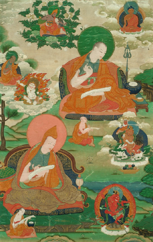 Serlingpa and Longdöl Lama Rinpoche - Himalayan Art - Tibet House Museum, Delhi https://www.himalayanart.org/items/72100